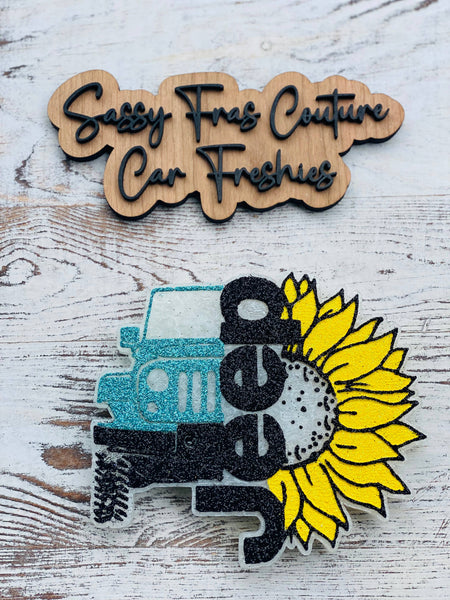 Sassy Fras Couture - Sunflower Freshie: Viva la Juicy