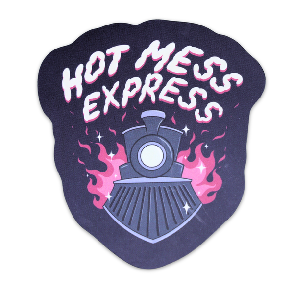 Sleazy Greetings - Hot Mess Express Funny Vinyl Sticker