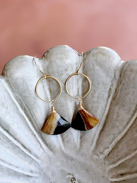 Saressa Designs - Bombay Earrings - Jasper