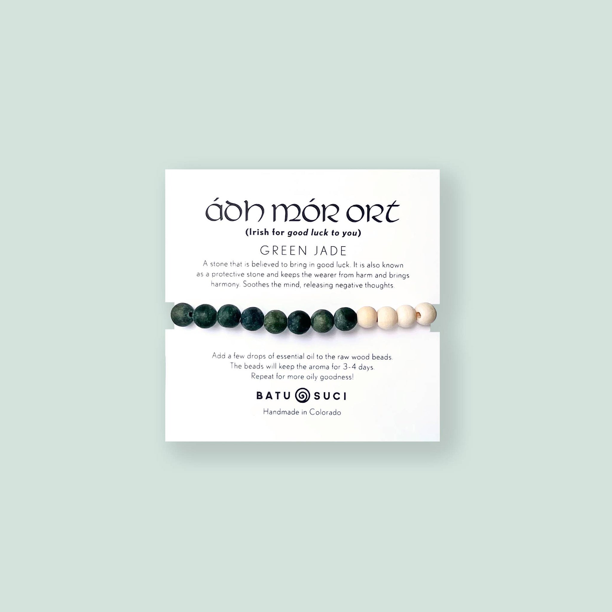 Batu Suci - Ádh Mór Ort (Good Luck) Diffuser Bracelet