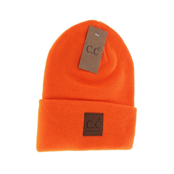 C.C Beanie - Unisex Classic Oversized Logo CC Beanie HTM1