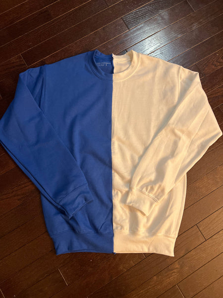 iron threads - Custom Half & Half Crewneck Pair | Matching Opposites