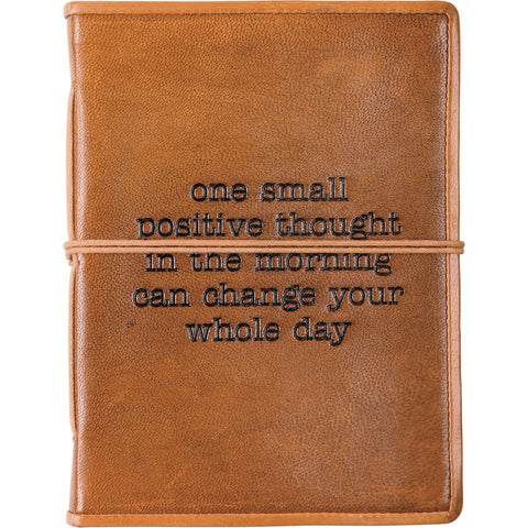 Primitives by Kathy - One Small Positive Thought Leather Journal