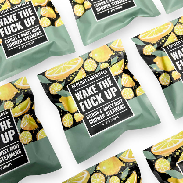 Explicit Essentials - Wake The Fuck Up Shower Steamers