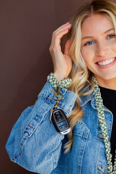Shop Andi - Lindsey Checked Keychain