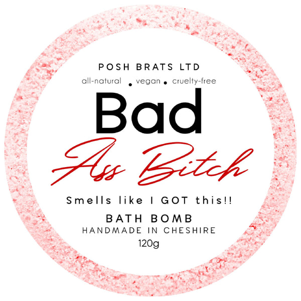 Posh Brats - Bad Ass Bitch Fizzy Bath Bomb VEGAN