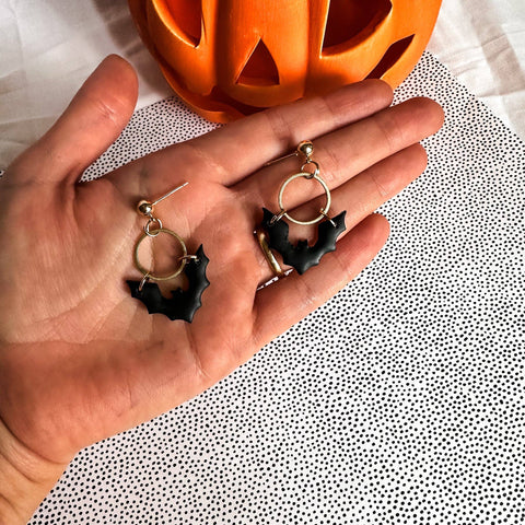 Blush and Bash Studio - It's Frickin Bats Earrings