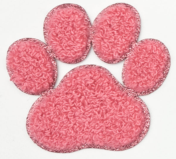 Trendy Transfers - Chenille Paw Print HAT/POCKET Patch