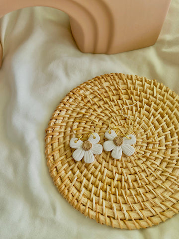 Terra Made - Daisy dangle drop earrings 