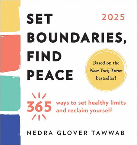 Sourcebooks - 2025 Set Boundaries, Find Peace Boxed Calendar