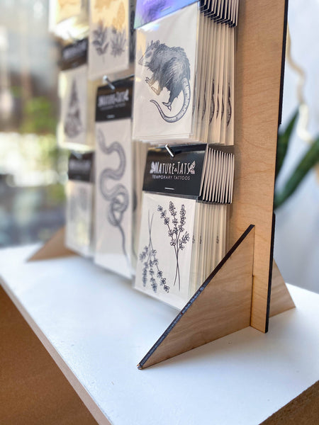 NatureTats - Temporary Tattoo Display Stand - Tall