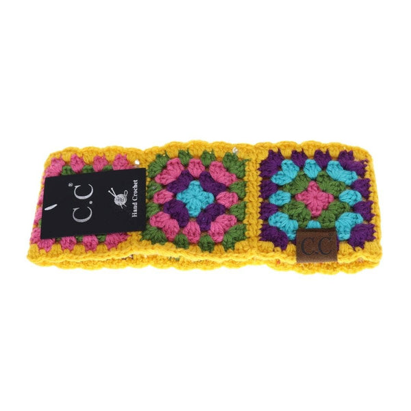 C.C Beanie - Fuzzy Lined Multi-Color Crochet Fashion Headband for Women