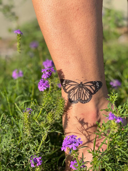NatureTats - Monarch Butterfly Temporary Tattoo
