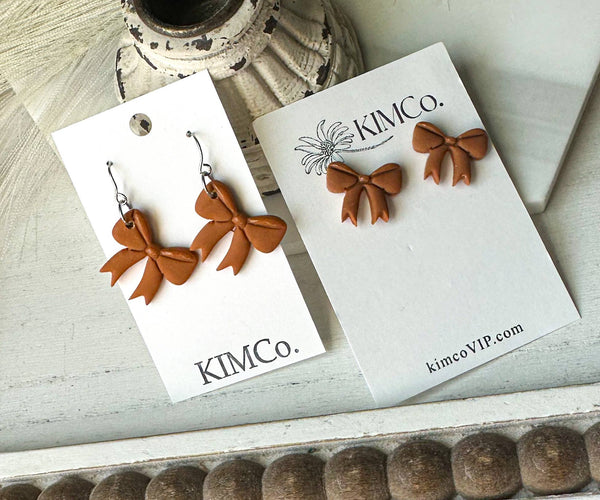 KIMCo. - Polymer Clay Earrings - Everyday - Bows
