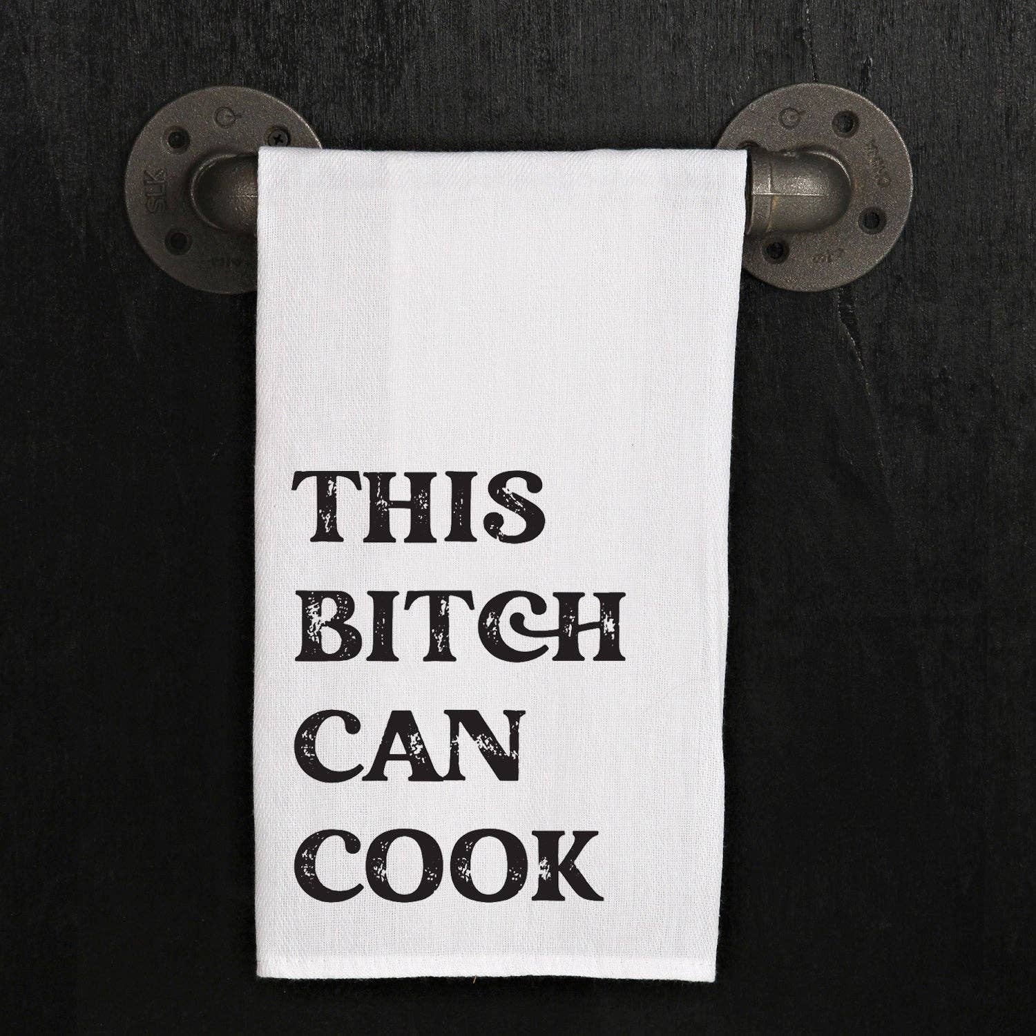 Second Nature by Hand - This bitch can cook / Kitchen Tea Towel