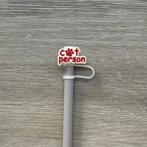 iconic mi - Straw Cover Cat Person Paw Print 10mm