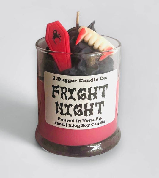 J Dagger Candle Co. - Vampire Themed Halloween Soy Dessert Candles: 8oz.