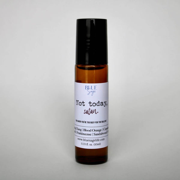 Blue Sage - Not Today Satan | Essential Oil Aromatherapy Roller