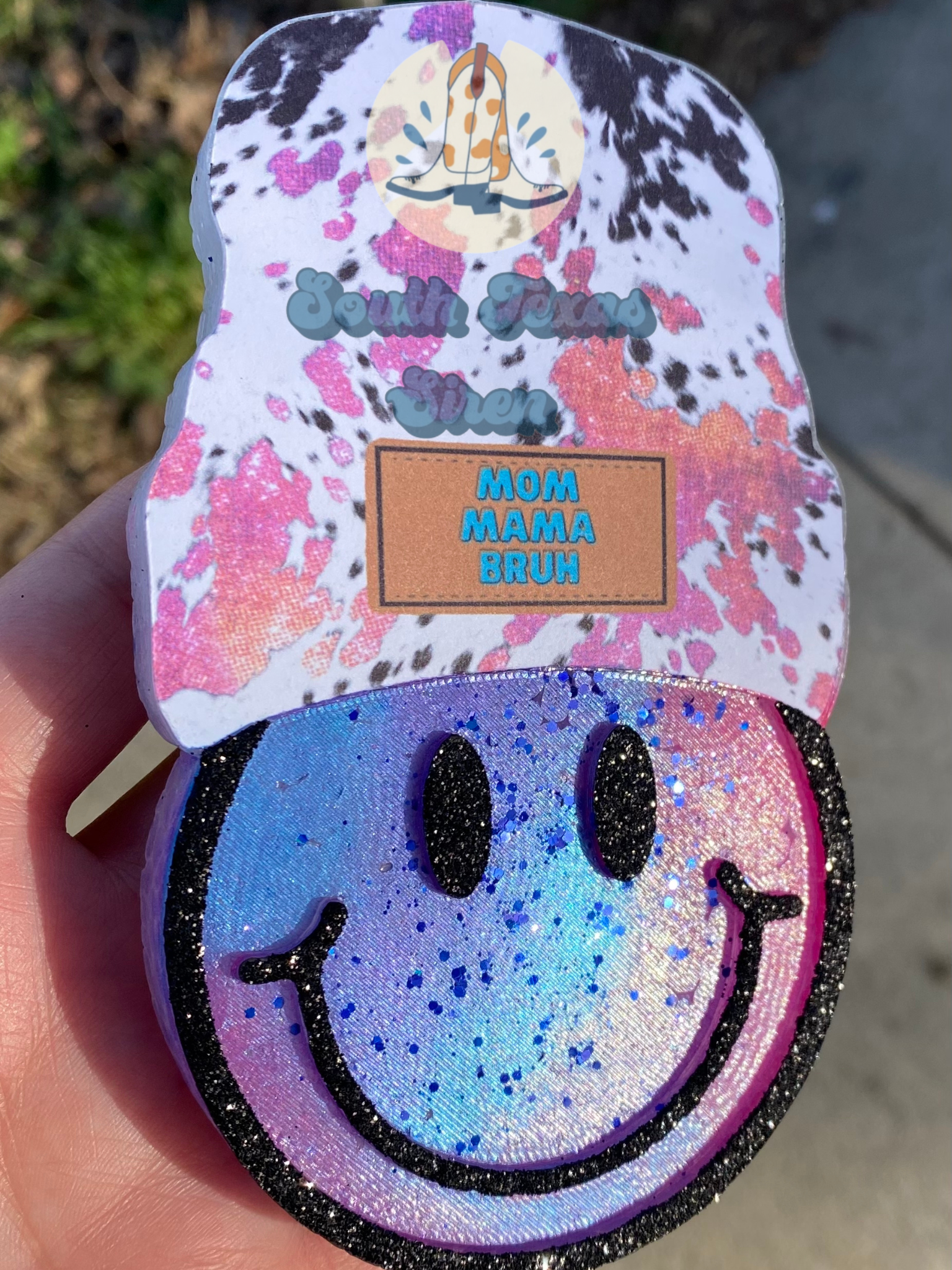 South Texas Siren - Beanie Smiley Car Freshie