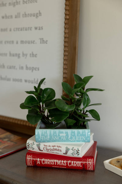 Steel Mill and Co. - Stacked Book Planter, A Christmas Carol