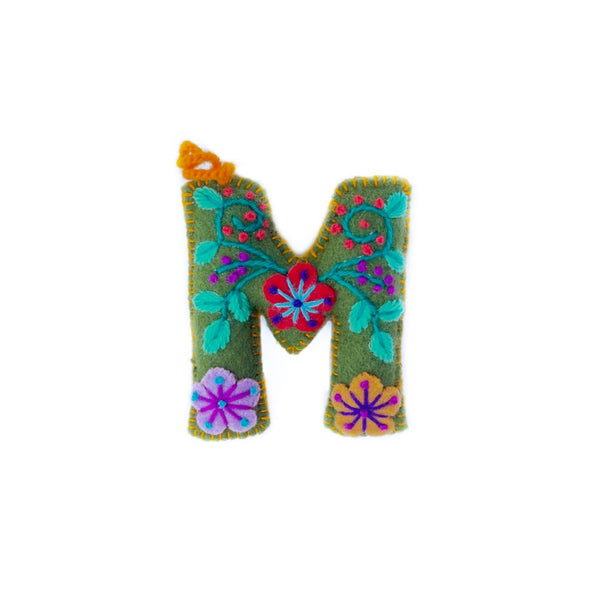 Ornaments 4 Orphans - Colorful Letter Ornament Bundle ACELMS, 6 Pack