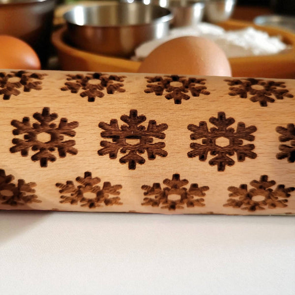 Gia Roma - Christmas Baking Gift Set Wooden Rolling Pins Holiday Cookie