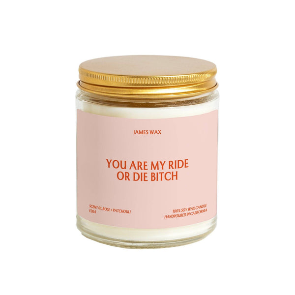 James Wax - Friendship Candle Ride Or Die Bitch Candle
