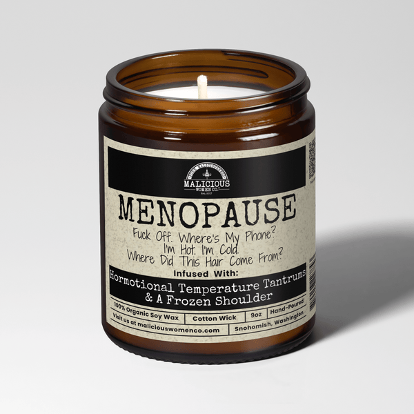 Malicious Women Candle Co - Menopause 9oz Funny Candle Malicious Women Co