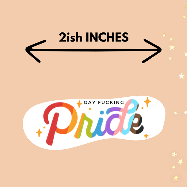 As Told By Ellie - Gay Pride Sticker