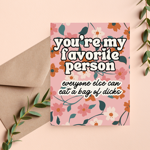 As Told By Ellie - Funny Snarky Friendship Card Just Because for Best Friend