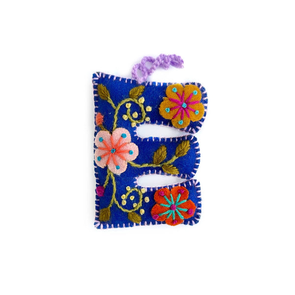 Ornaments 4 Orphans - Colorful Letter Ornament Bundle ACELMS, 6 Pack