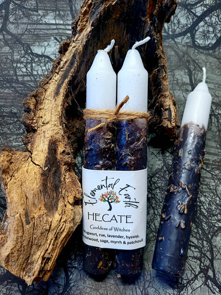 Elemental Earth Shop - Hecate Herbal Intention Candles