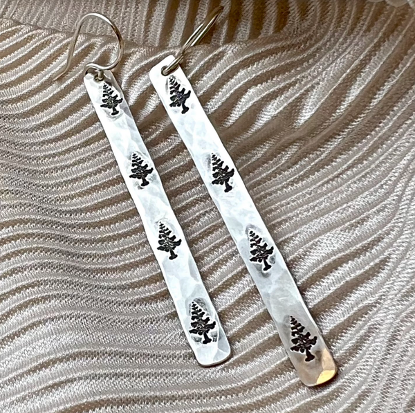 Fluff Hardware - Arbor Handmade Earrings | Tree Stamped Earrings