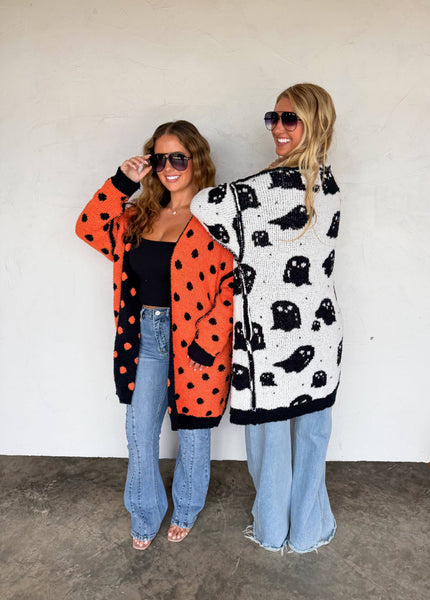 BLAKELEY - PREORDER- BOO CREW REVERSIBLE CLOUD CARDIGAN