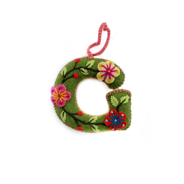 Ornaments 4 Orphans - Colorful Letter Ornament Bundle DGIOPV, 6 Pack