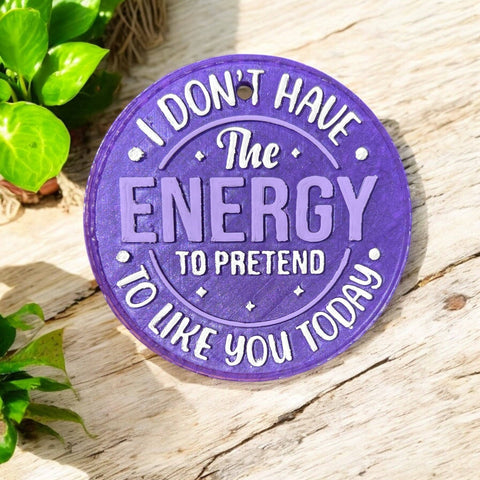 Bug and Bean Freshies - Don't Have the Energy Freshie