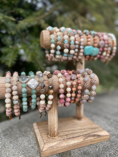 Drops of Wellness Goods - Essential Oil Diffuser Bracelet, Aromatherapy, The Ivy