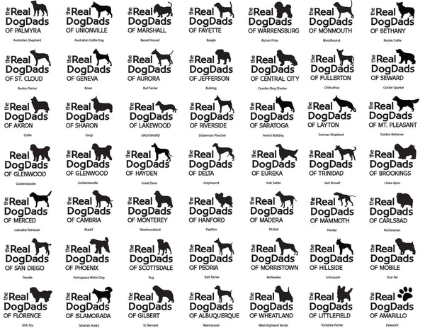 Susquehanna Glass Company - Customizable The Real Dog Dads Insulated Tumbler & Lid