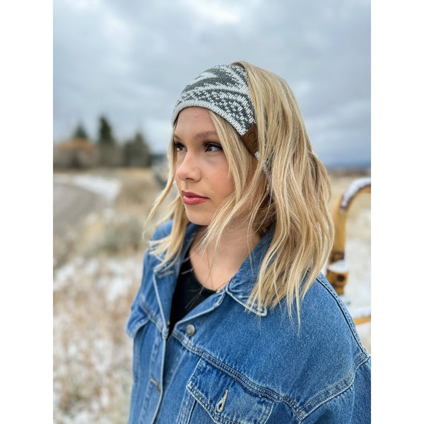 C.C Beanie - Aztec Printed Women's Fashion Headband