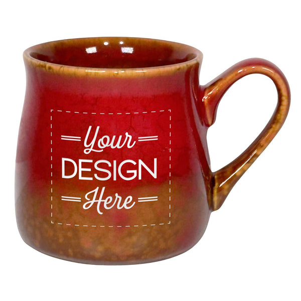 Susquehanna Glass Company - Custom Artwork Paris Tavern Mug - Red/Green, Red/Gold