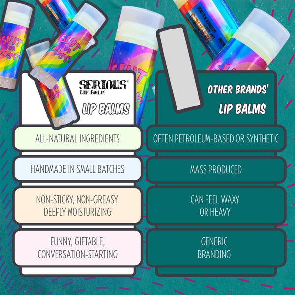 Serious Lip Balm - BIG Natural Lip Balms | Pumpkin Spice | Halloween Lip Balm
