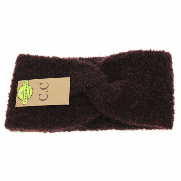 C.C Beanie - Eco-Friendly Shearling Yarn Twisted Women's Fashion Headband