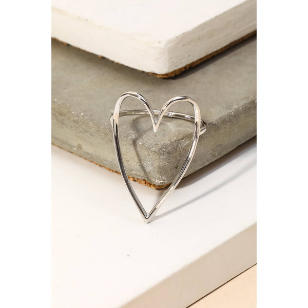 Anarchy Street - Heart Cut Out Ring