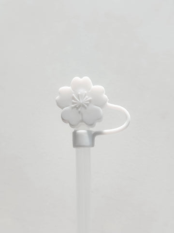 Harris Girls & Co. - Straw Cover "White Flower"