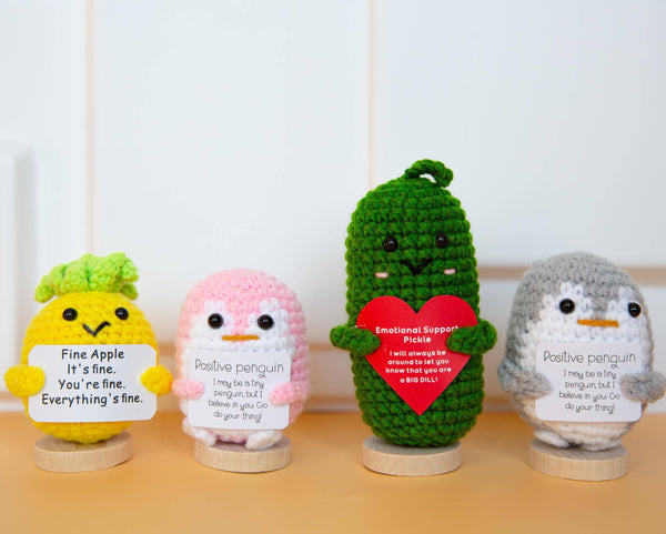 Emotional Support Crochet Fruits/Animals/Vegetables