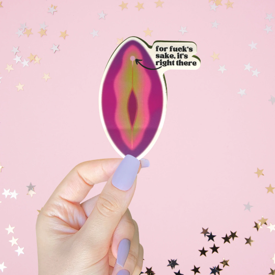 As Told By Ellie - For Fuck's Sake It's Right There Vagina Sticker