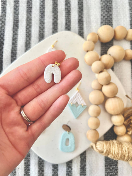 SeizeTheClayJewelry - Monstera Clay Earrings, Monstera Leaf Earrings