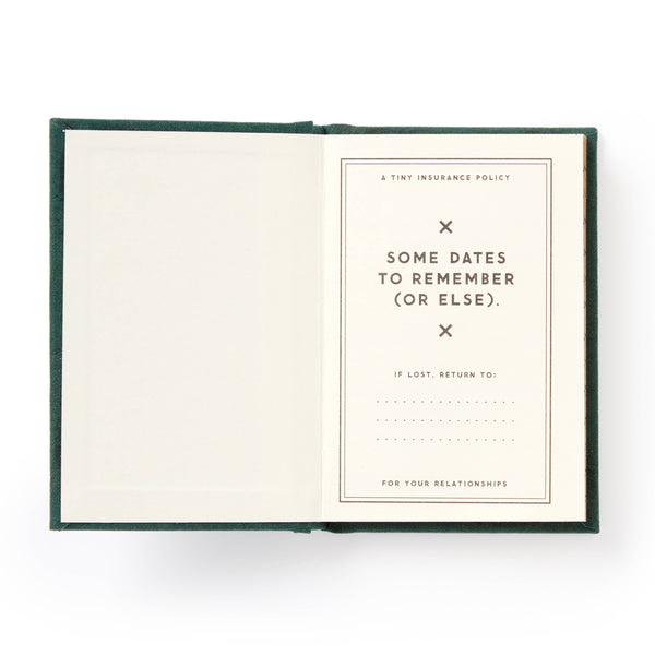 Chronicle Books - Brass Monkey Dates People Get Mad If I Forget Tiny Diary
