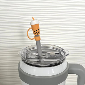 iconic mi - Straw Cover Topper Bubble Tea Cup 10mm