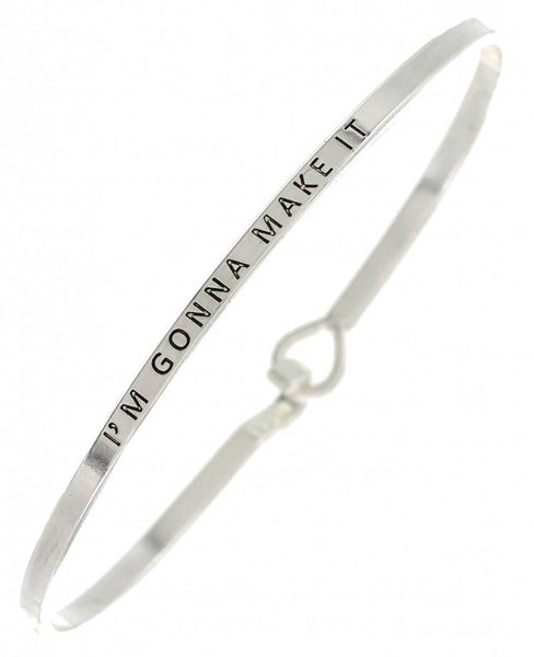 0011 PREMIERE - FR5788 I'M GONNA MAKE IT_3mm Message Bangle